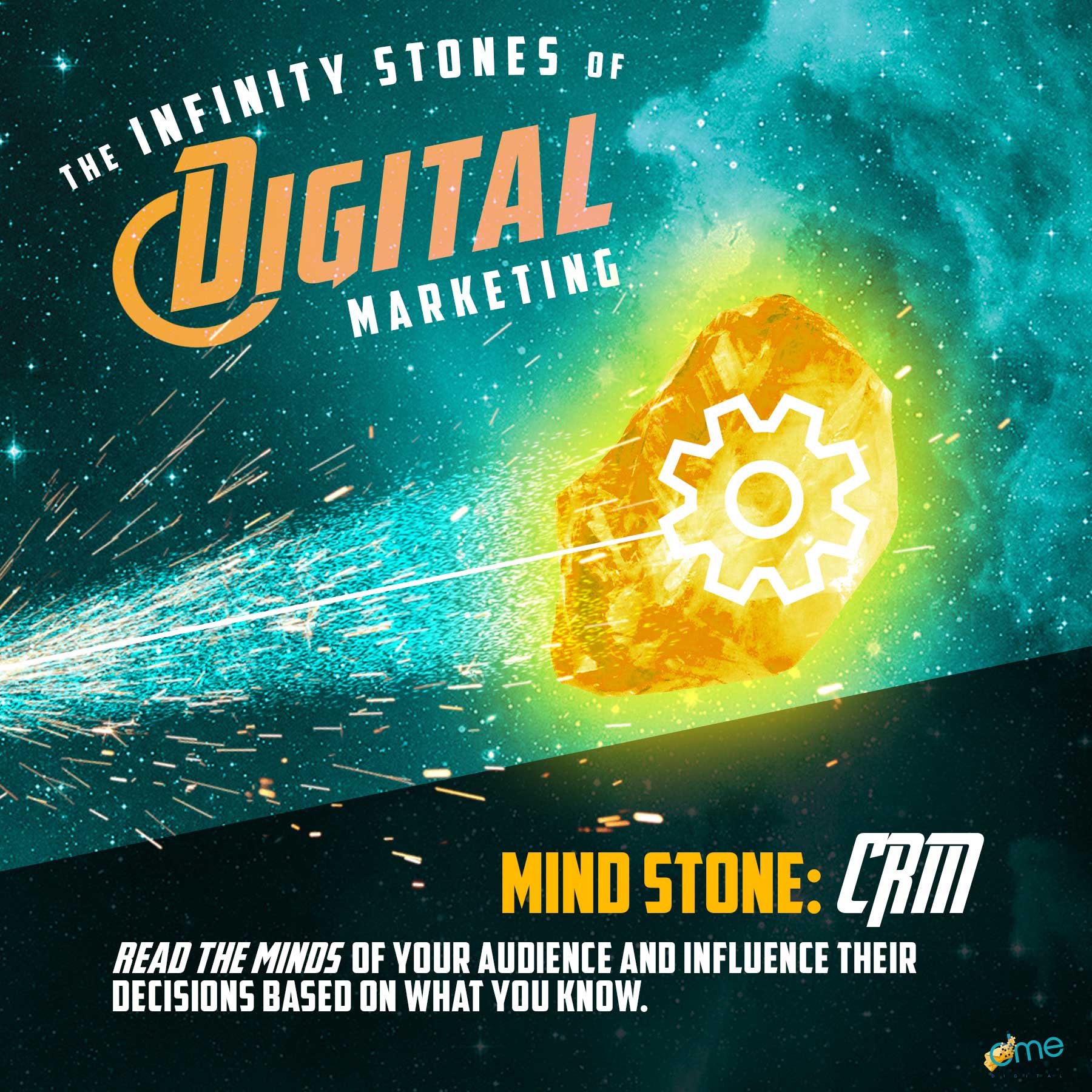 The mind stone of digital marketing is CRM.