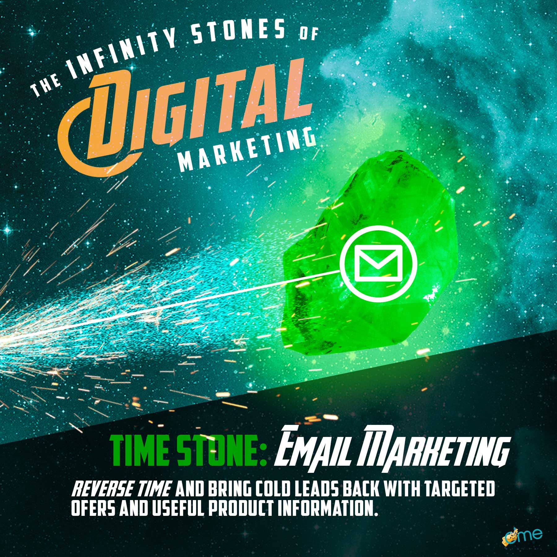 The time stone of digital marketing is email marketing.
