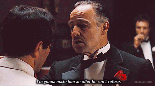 GIF from The Godfather of an offer he can't refuse