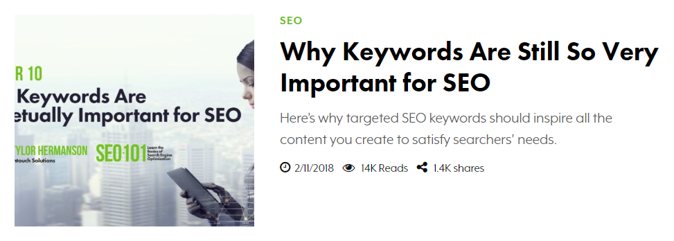 Keyword Research articles